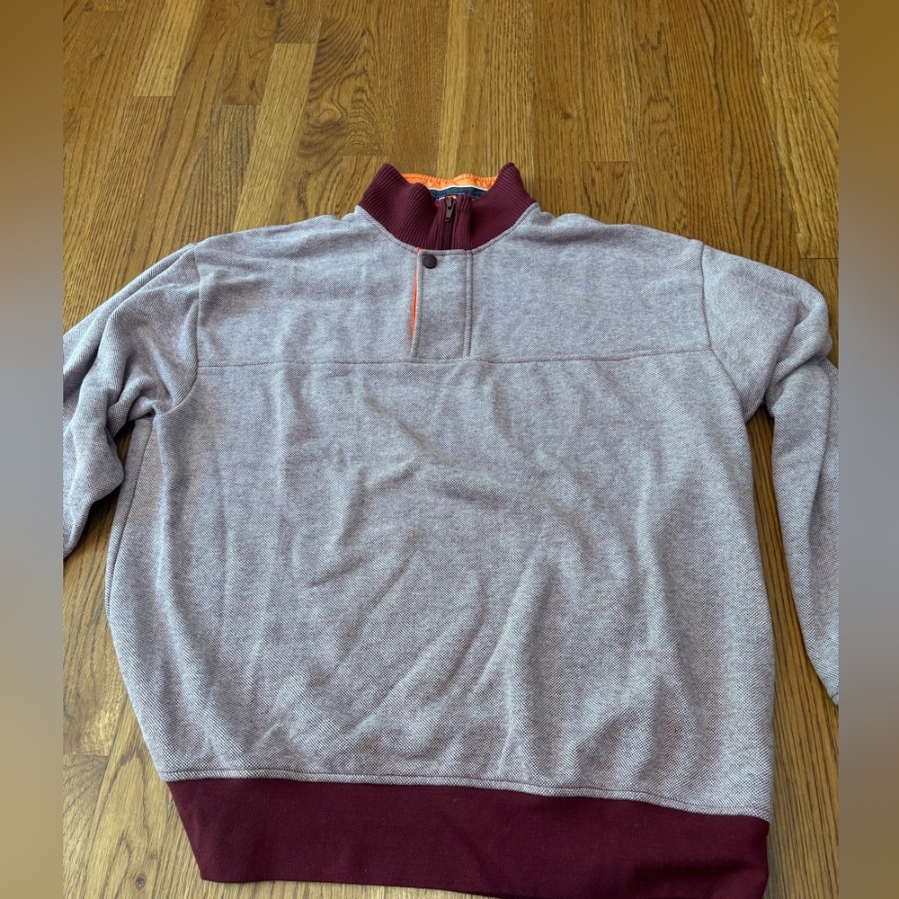 Ovis Men’s Maroon/Gray Pullover in Large